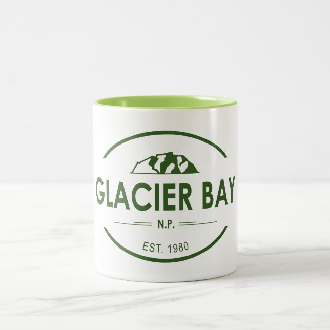 Glacier Bay National Park Zweifarbige Tasse (Mittel)