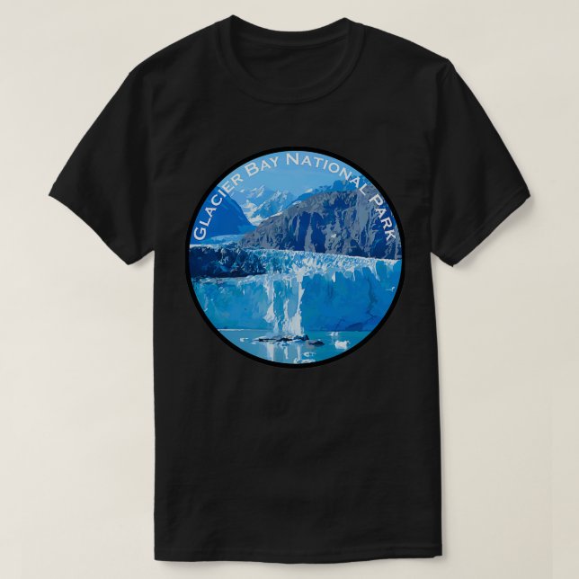 Glacier Bay Nationalpark 4 T-Shirt (Design vorne)