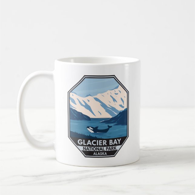 Glacier Bay Nationalpark Alaska Kunst, Dichtung un Kaffeetasse (Links)