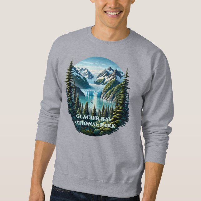 Glacier Bay Nationalpark Alaska Sweatshirt (Vorderseite)