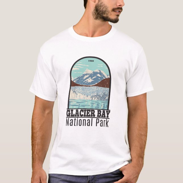 Glacier Bay Nationalpark Alaska Vintager T - Shirt (Vorderseite)