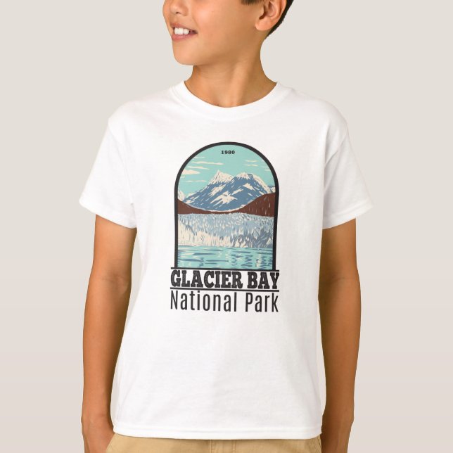 Glacier Bay Nationalpark Alaska Vintager T - Shirt (Vorderseite)