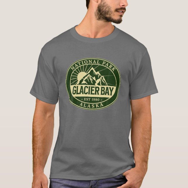Glacier Bay Nationalpark Alaska Wandern im Freien T-Shirt (Vorderseite)