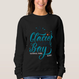Glacier Bay Nationalpark Alaska Whale Novelty Typ Sweatshirt