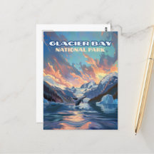 Glacier Bay Nationalpark Alaska Whale Vintag