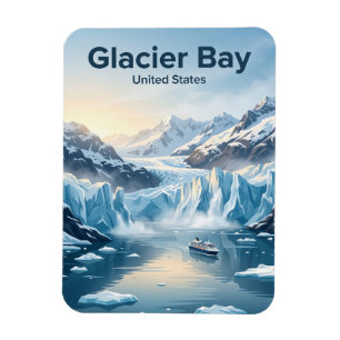 Glacier-Bay-Nationalpark und -schutzgebiet Alaska Magnet