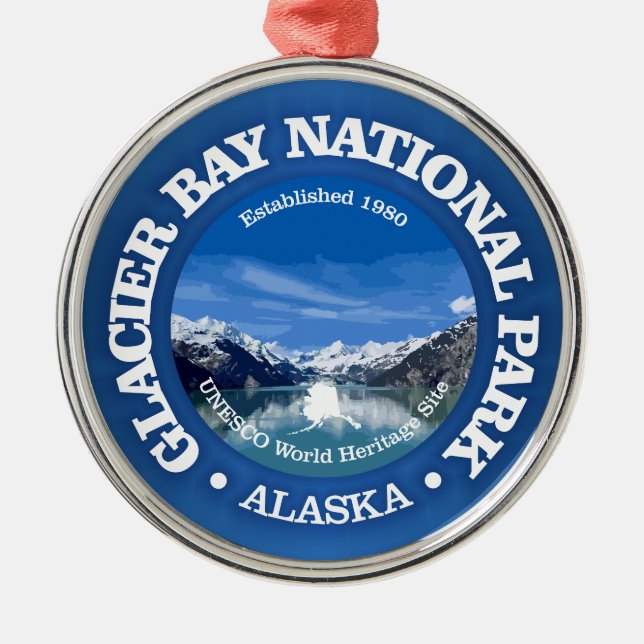 Glacier Bay NP2 Ornament Aus Metall (Vorne)