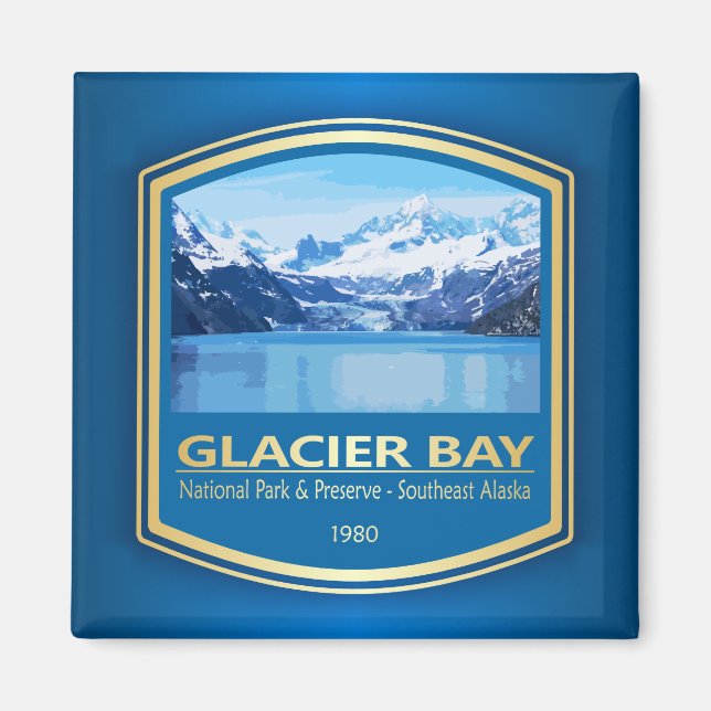 Glacier Bay NP (PF1) Magnet (Vorne)