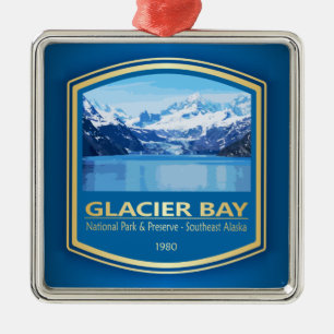 Glacier Bay NP (PF1) Ornament Aus Metall