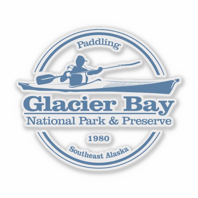 Glacier Bay NP (SK) Aufkleber (Vorderseite)