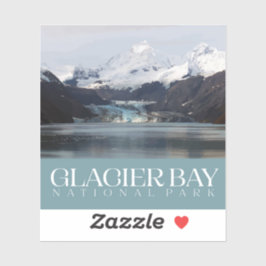 Glacier Bay Sticker, National Park Decal Aufkleber