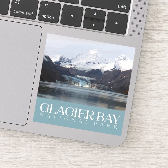 Glacier Bay Sticker, National Park Decal Aufkleber (Detail)