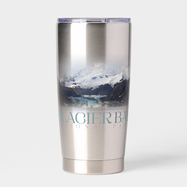 Glacier Bay Tumbler, National Park Travel Mug Thermobecher (Vorderseite)