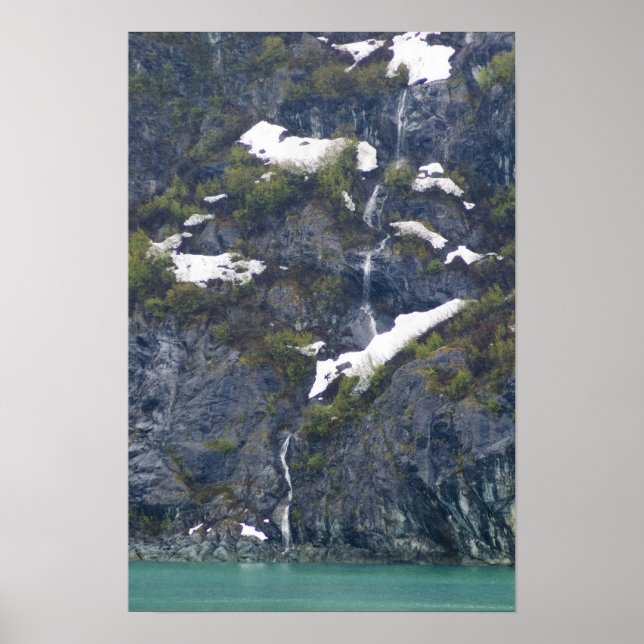 Glacier Bay Wasserfall Poster (Vorne)