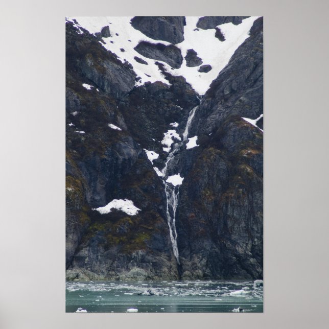 Glacier Bay Wasserfall Poster 2 (Vorne)