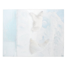 Glacier Bears - 11" x 8,5" Notepad Notizblock