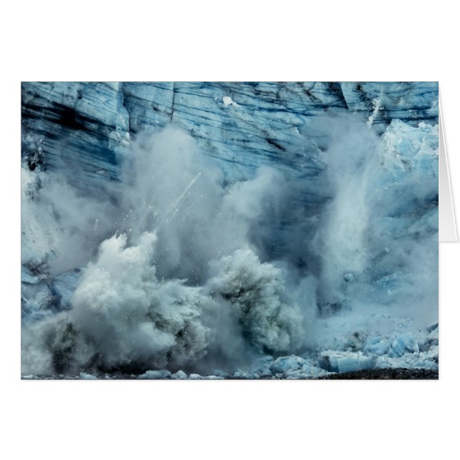 Glacier Calving, Glacier National Park, Montana (Vorderseite (Horizontal))