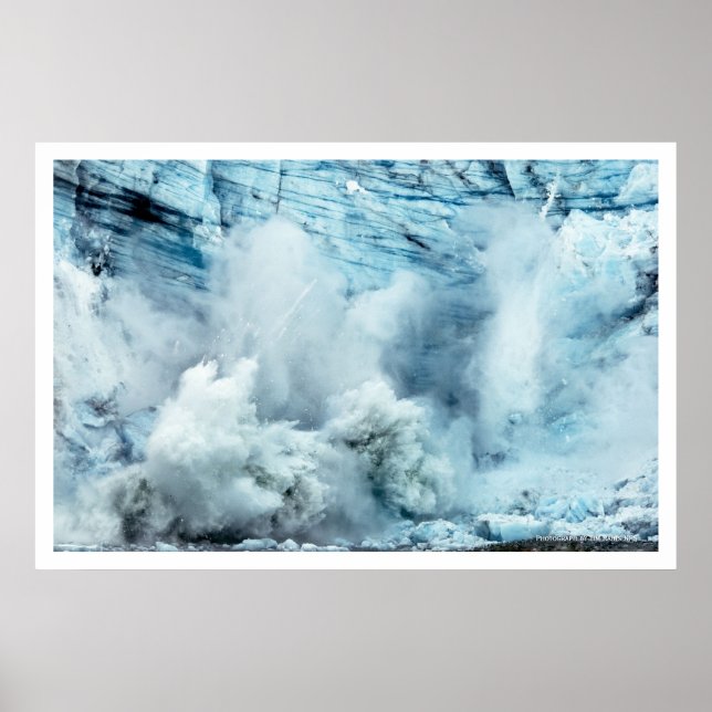 Glacier Calving Poster (Vorne)