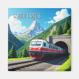 Glacier Express Schweiz Matterhorn Magnet
