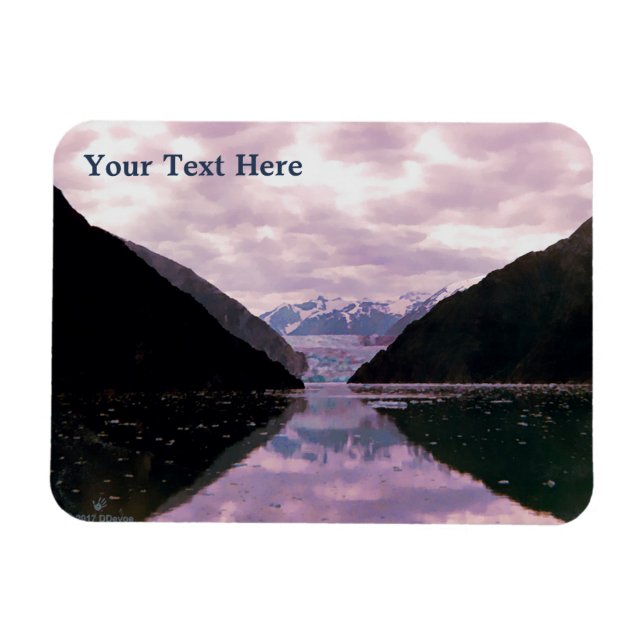 Glacier Fjord Magnet (Horizontal)