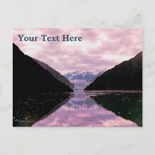 Glacier Fjord Postkarte
