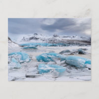 Glacier Ice landschaft, Island
