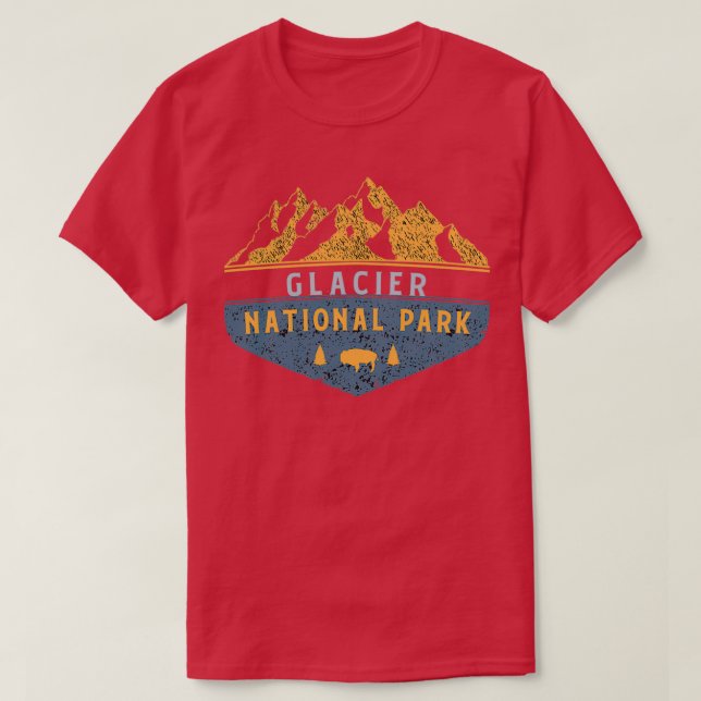 Glacier national park 3 T-Shirt (Design vorne)