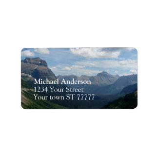 Glacier National Park Address-Label Adressaufkleber