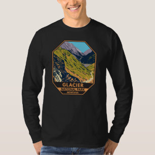 Glacier National Park Auf dem Weg zur Sun Road T-Shirt