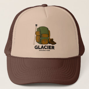 Glacier National Park Backpack Truckerkappe