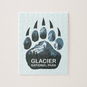 Glacier National Park Bear Paw Puzzle