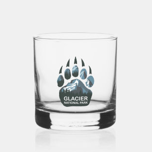 Glacier National Park Bear Paw Whiskyglas