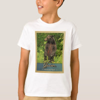 Glacier National Park Bear Vintage Reise