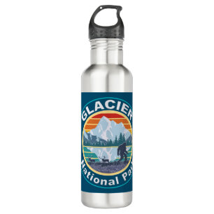 Glacier National Park Bigfoot Edelstahlflasche
