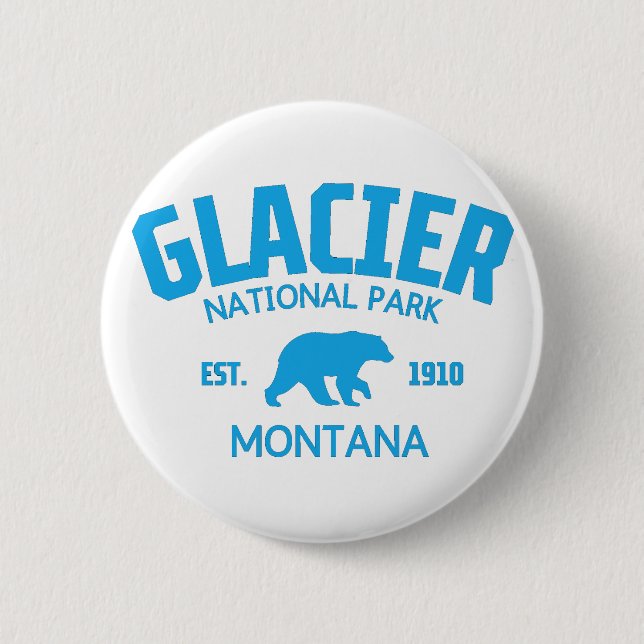 Glacier National Park Button (Vorderseite)