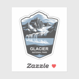 Glacier National Park Emblem Aufkleber