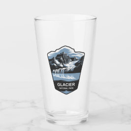 Glacier National Park Emblem Glas