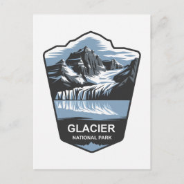 Glacier National Park Emblem Postkarte