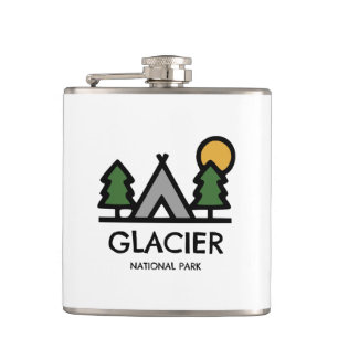 Glacier National Park Flachmann