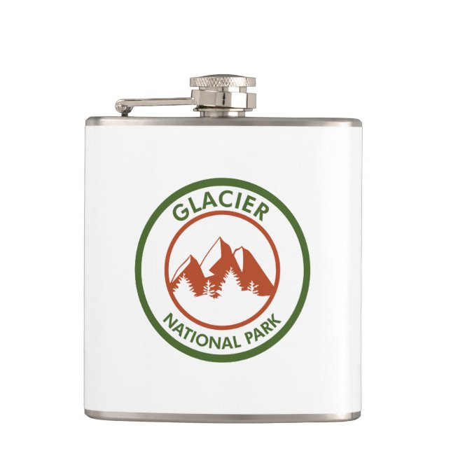Glacier National Park Flachmann (Vorderseite)