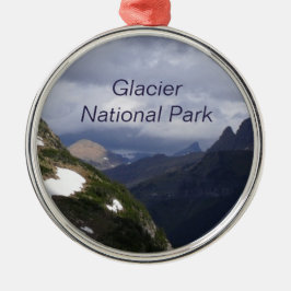 Glacier National Park Foto Ornament Aus Metall