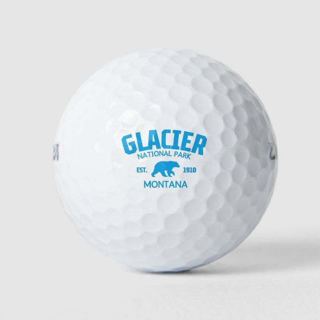 Glacier National Park Golfball (Vorderseite)