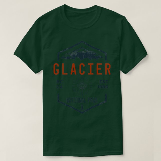 Glacier National Park Kanada 2 T-Shirt (Design vorne)
