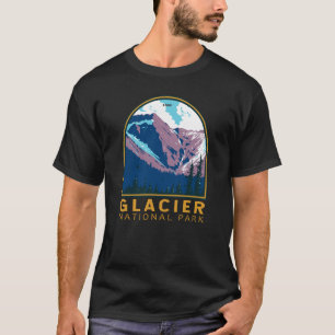 Glacier National Park Kanada Reise Kunst Vintage T-Shirt