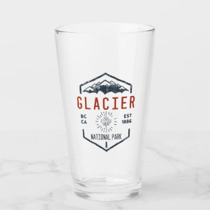 Glacier National Park Kanada Vintag Not leidend Glas