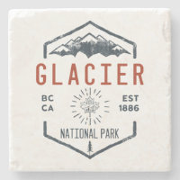 Glacier National Park Kanada Vintag Not leidend