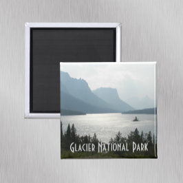 Glacier National Park Landscape Foto Magnet