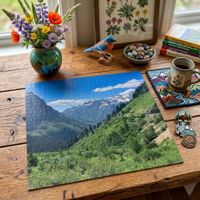Glacier National Park Landschaftlich Mountain Puzz Puzzle (Von Creator hochgeladen)
