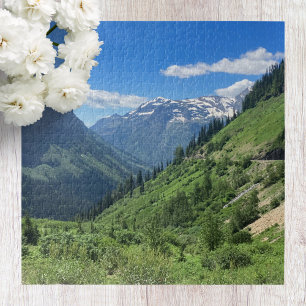 Glacier National Park Landschaftlich Mountain Puzz Puzzle