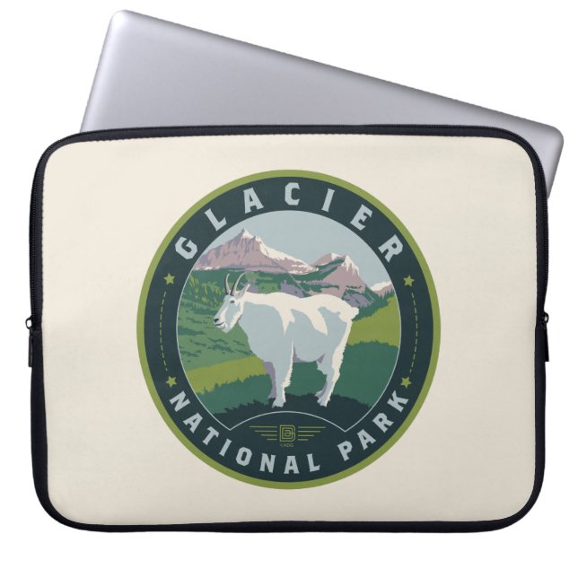 Glacier National Park Laptopschutzhülle (Vorderseite)